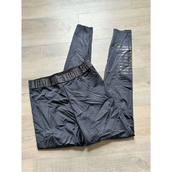 Savage x Fenty Forever Savage Black High Waisted Leggings, Women’s M - Picture 3 of 9